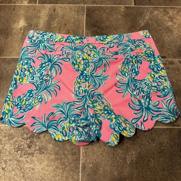 Lilly Pulitzer Buttercup Shorts Pelican Pink Beat the Heat Shorts Size 14 GUC - Picture 4 of 7